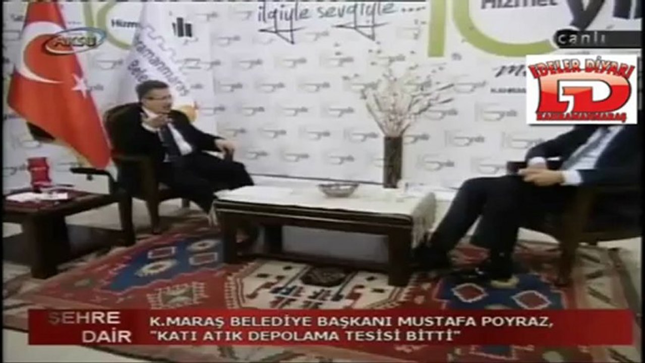 K.Maraş Belediye Başkanı MUSTAFA POYRAZ 24 ARALIK 2012 -AKSU TV  Şehre Dair Programı 7