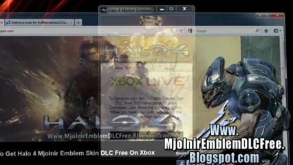 Halo 4 Mjolnir Emblem Skin DLC - Xbox 360