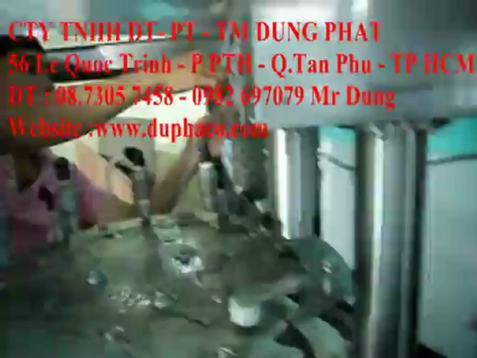 Máy chiết rót nước tinh khiết chai pet