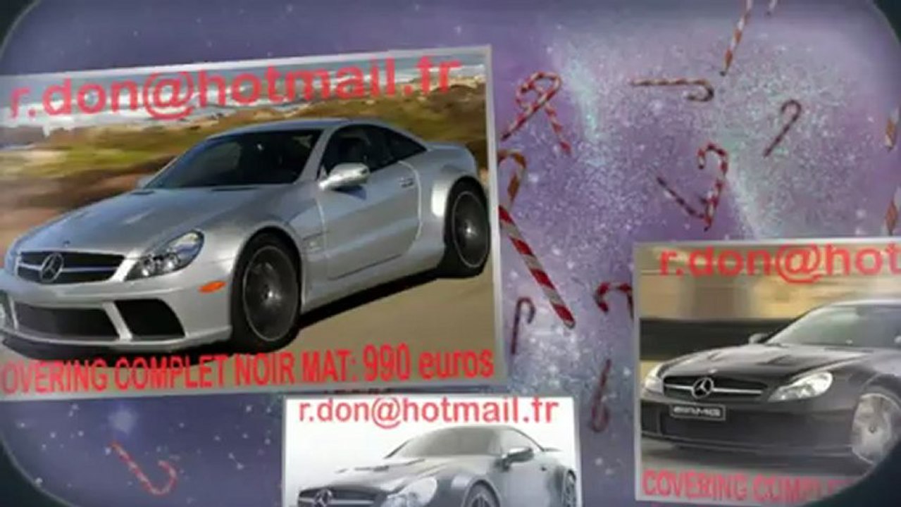 Mercedes SL, Mercedes SL, essai video Mercedes SL, covering Mercedes SL, Mercedes SL peinture noir mat