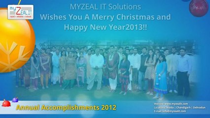 MYZEAL IT Solutions-New Year 2013 Greetings