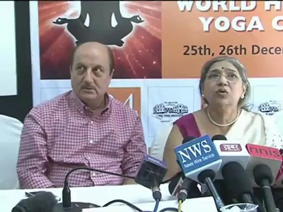 Anupam hails yoga