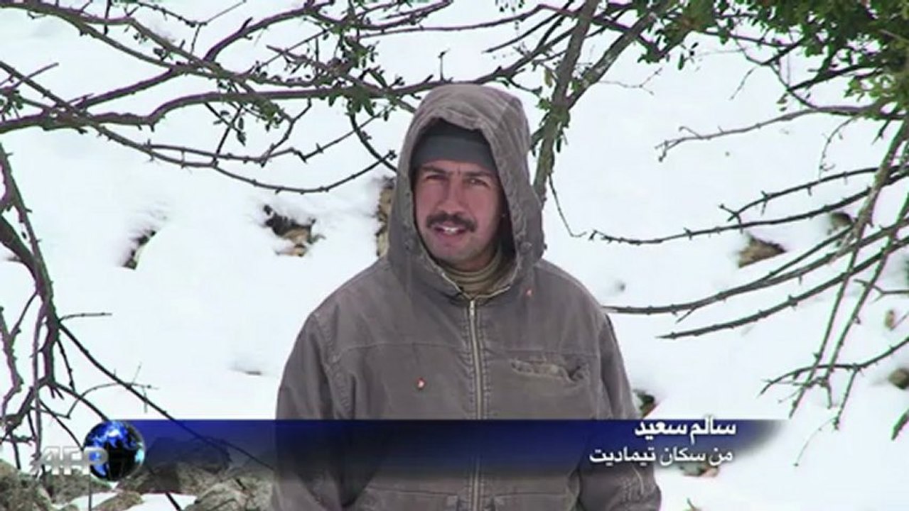 القرويون في جبال الاطلس في مواجهة الثلوج وانخفاض الحرارة