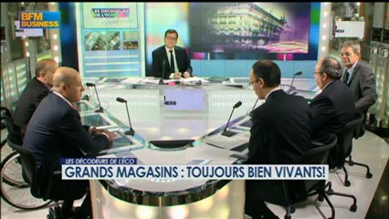 Les grands magasins : toujours bien vivants ! - 24 décembre - BFM : Les décodeurs de l'éco 1/4