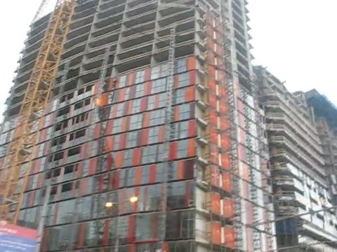 Rotterdam, Pays-Bas : gratte ciel du centre ville