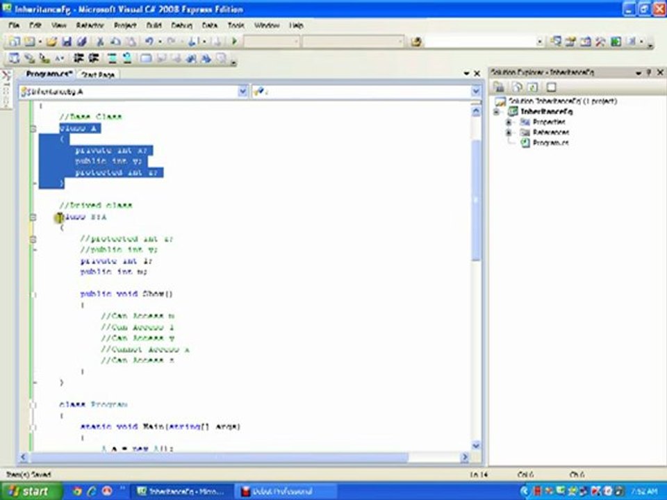 InheritanceEg 20 of 30