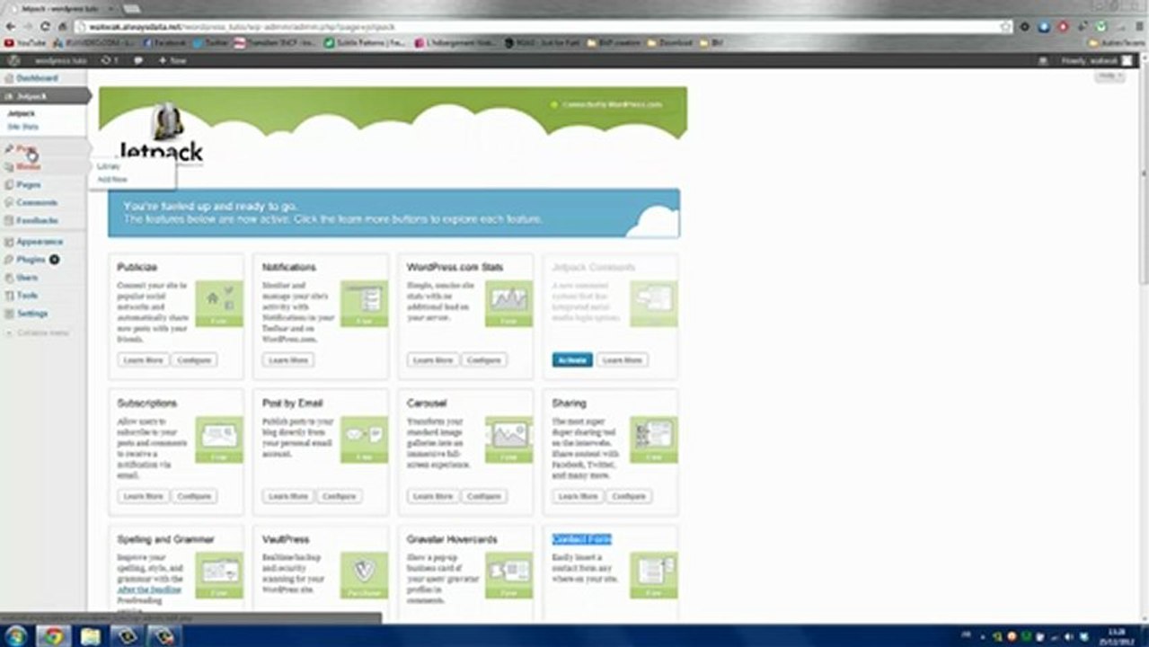 Créatiim - Création d'une page avec formulaire de contact sur WordPress