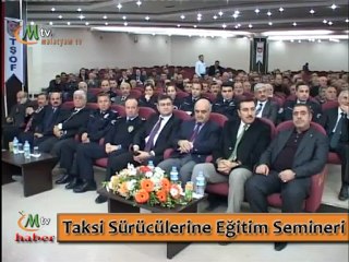 Taksi Sürücülerine Eğitim Semineri