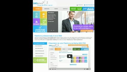 Formation: Envoi de SMS par Internet à une liste de contacts