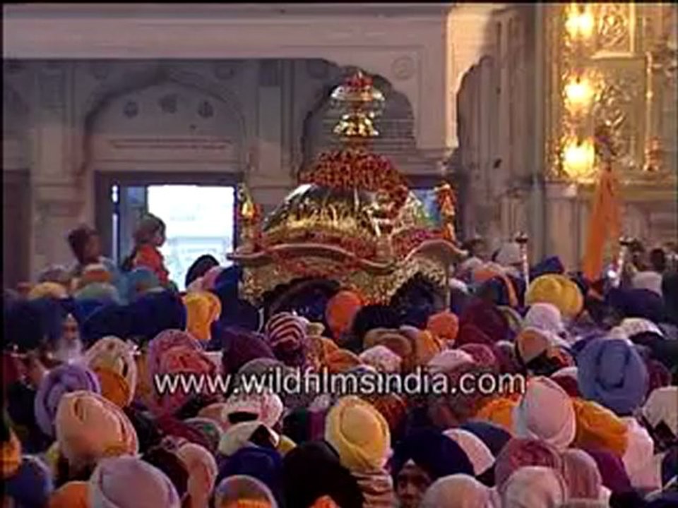Golden temple ceremony, Amritsar