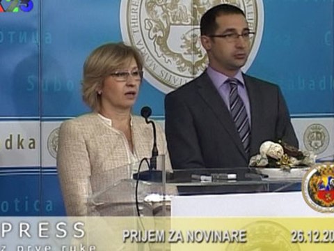 K23TV - Press iz prve ruke - Prijem za novinare - 26. decembar 2012.