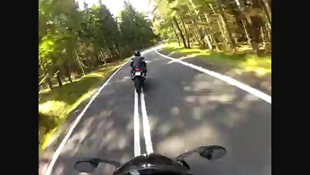 Szklarska Jakuszyce part 2 - The Road bmw k1200s gsxr cornering góry winkle kolano