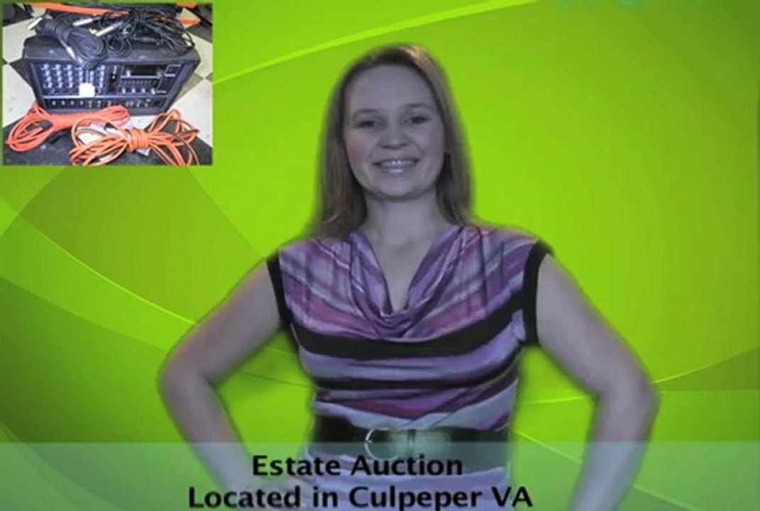 Culpeper VA Online Estate