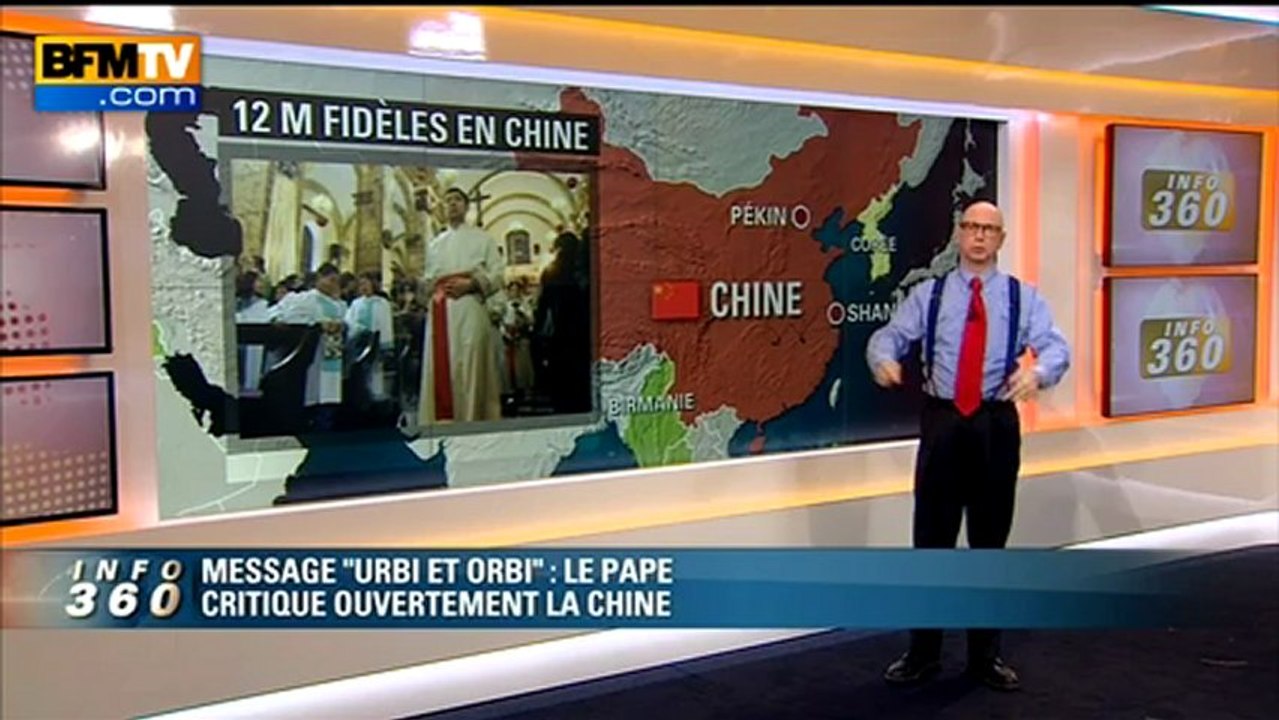 Le message Urbi et Orbi du Pape épingle la Chine