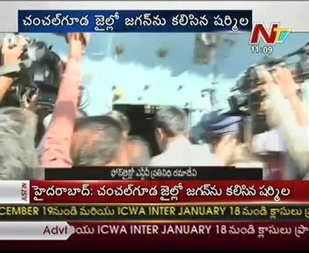 Y S Sharmila met Jagan in Chanchalguda jail