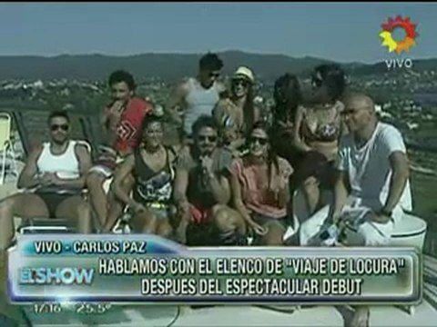 Pedro y Paula en Este es el Show (todo el elenco de Viaje de Locura) - 26 de Diciembre