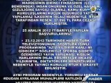 25 Aralık 2012 RTÜK Cezaları Hakkında Fenerbahçe Spor Kulübü'nden Açıklama