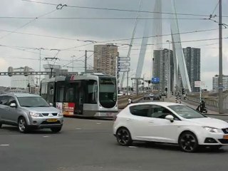 Rotterdam, Pays-Bas : tramway