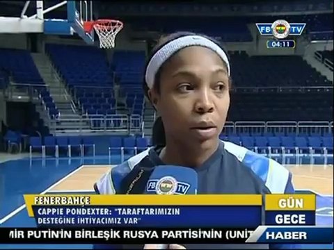 25 Aralık 2012 Fenerbahçe Bayan Basketbol Galatasaray Maçına Hazır Röportajlar