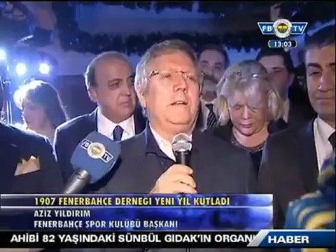 Fenerbahçe Spor Kulübü Başkanı Aziz Yıldırım 1907 Derneği Konuşması