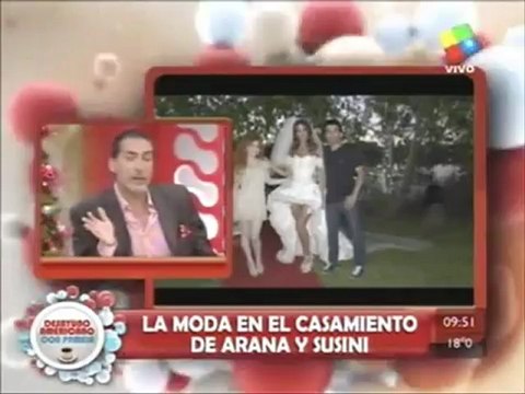 MARÍA SUSINI LAPIDARIA CRÍTICA A SU VESTIDO DE NOVIA