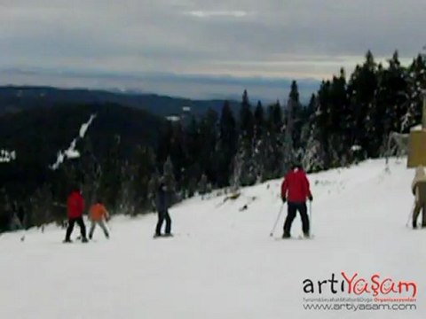 Ankara çıkışlı Artıyaşam Özel Ilgaz Kayak gezilerinden görüntüler 09 Şubat 2012
