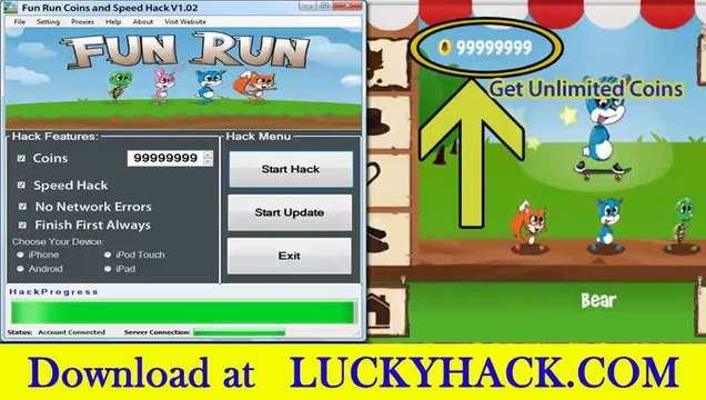Fun Run Multiplayer Race Hack get 99999999 Coins iPhone Elite Fun Run Multiplayer Race coins Cheat