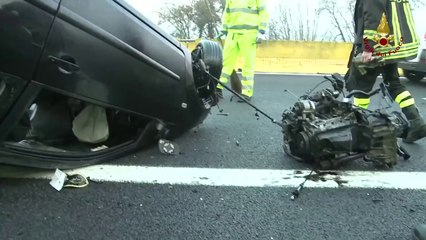 Firenze - Incidente stradale A1 Km 315 Sud (24.12.12)