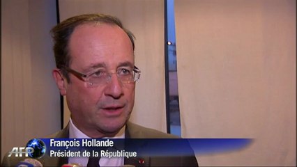 Otages: pas de "leçon" à recevoir des ravisseurs, selon Hollande