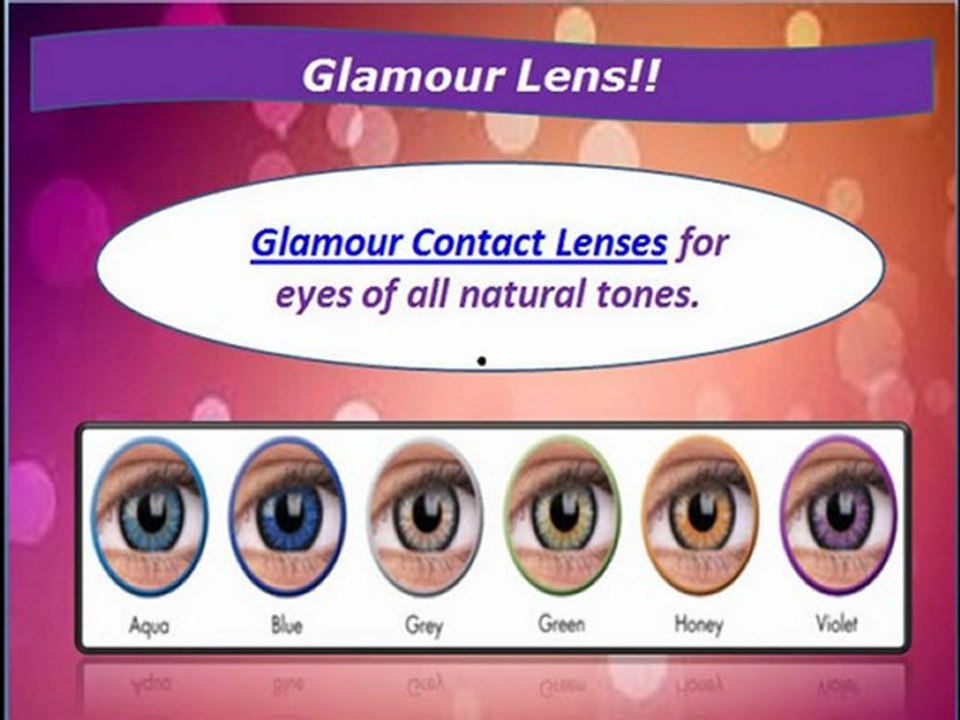 Exotic Ranges of Coloured Contacts Lense