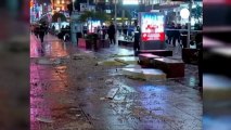 Explota un acuario con tiburones en un centro comercial...