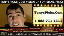 Baylor Bears versus UCLA Bruins Pick Prediction Holiday Bowl NCAA College Football 12-27-2012