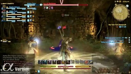 FINAL FANTASY XIV : A Realm Reborn - Les donjons instanciés (Gameplay de l'alpha)