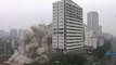 Huge explosion destroys Chinese building