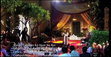 Taskeen Ko Hum Na Roi by Rahat fateh Ali khan offical video.mp4
