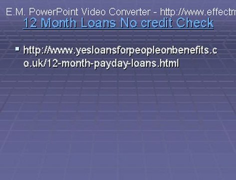 Online UK 12 Month Payday Loans- Cash with No Guarantor Credit Check
