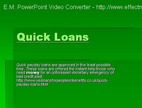 Quick Cash Payday Loans UK- Bad Credit Help via Online