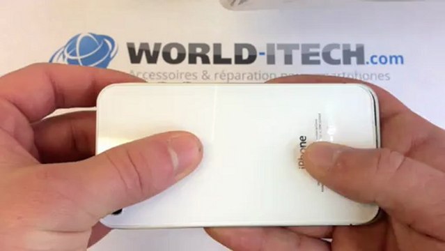 Tutoriel Comment changer face vitre arrière iPhone 4 et 4S [World iTech]