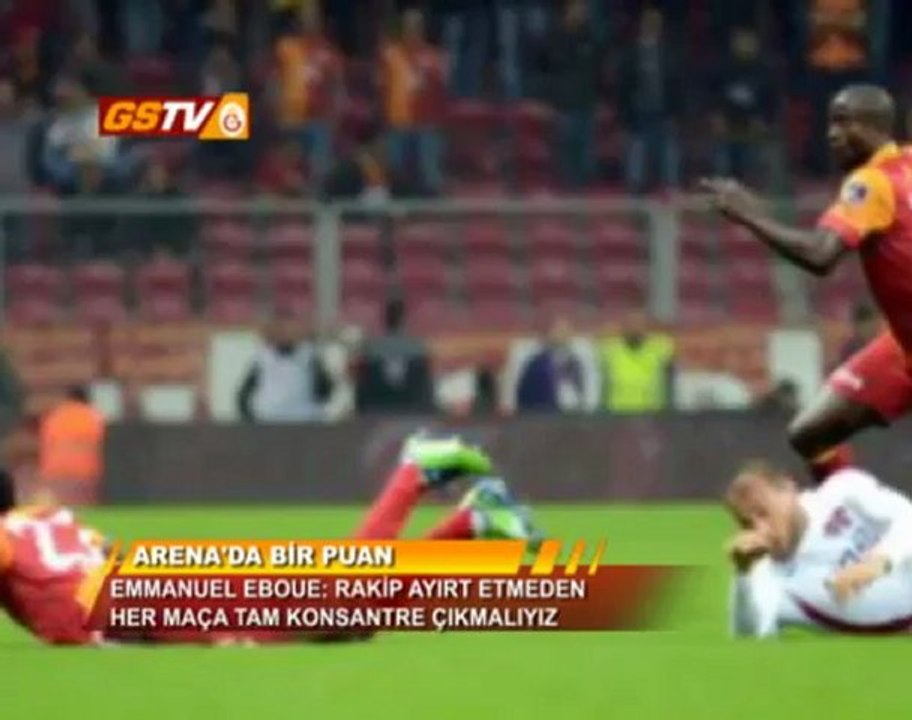 FUTBOL  Gaziantepspor Maç Sonu Eboue ve Dany