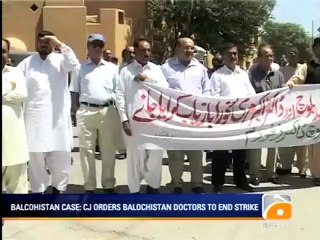 Geo News Summary -  Balochistan Doctors, Balochistan Law and Order Case.mp4