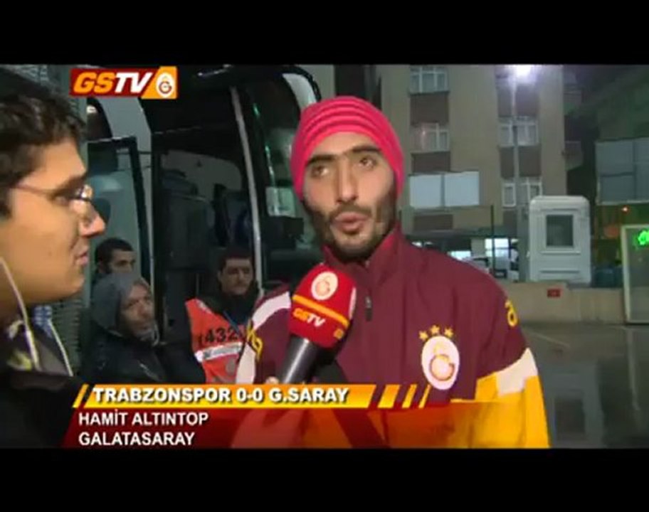 FUTBOL | Trabzonspor Maç Sonu: Hamit Altıntop