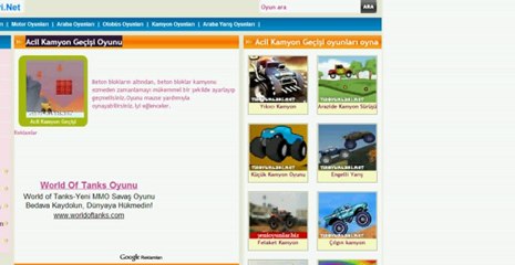 Acil Kamyon Geçişi Oyunu