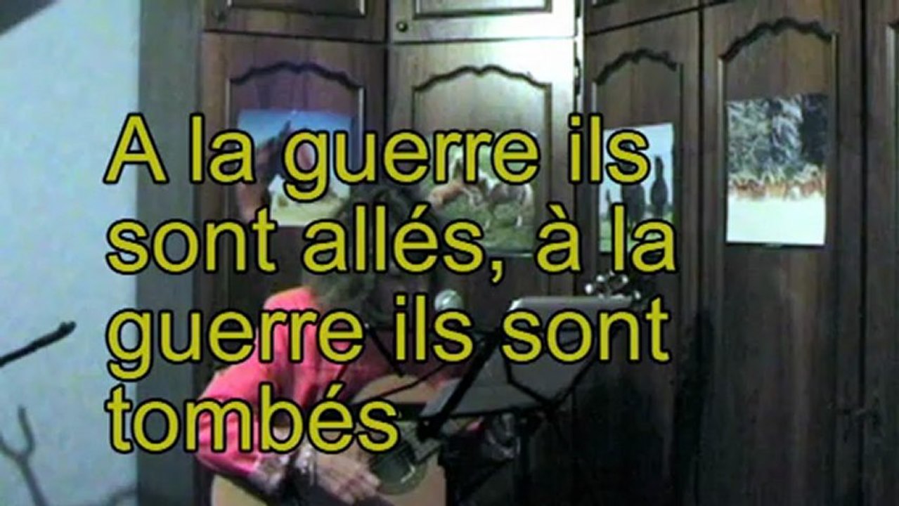 sag mir wo die Blumen sind, reprise, Joan Baez - Vidéo Dailymotion