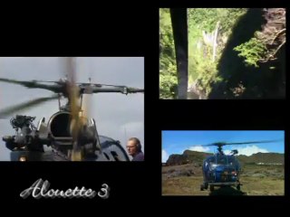 Clip dernier vol alouette III en Gendarmerie