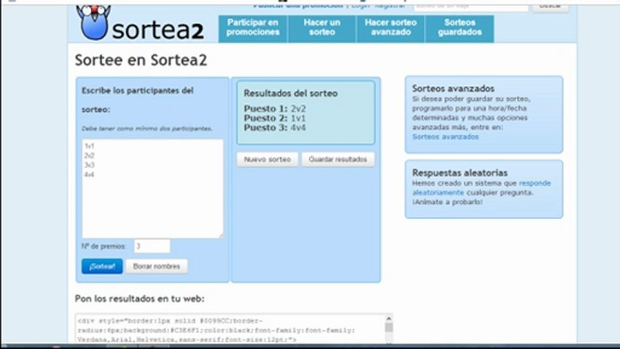 Sorte Haxball Copa Davis Modalidades