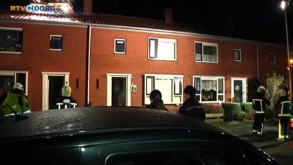 Woningbrand in Winschoten: brandweer rukt met groot materieel uit - RTV Noord