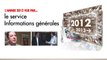 L'année 2012 vue par le service des Informations Générales du RL