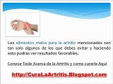 Alimentos Malos Para La Artritis - eliminar la artritis