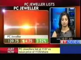 PC Jeweller gets listed; trading in green