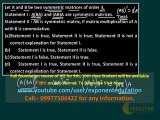 Maths AIEEE 2011 solved problems-4, Matrices, Coordinate Geometry IIT JEE study material